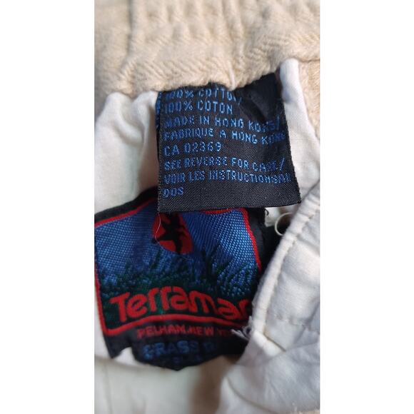 VTG Terramar NWT Women's Tan Corduroy Pants Size 6 Long Straight Leg High Rise - Picture 6 of 7